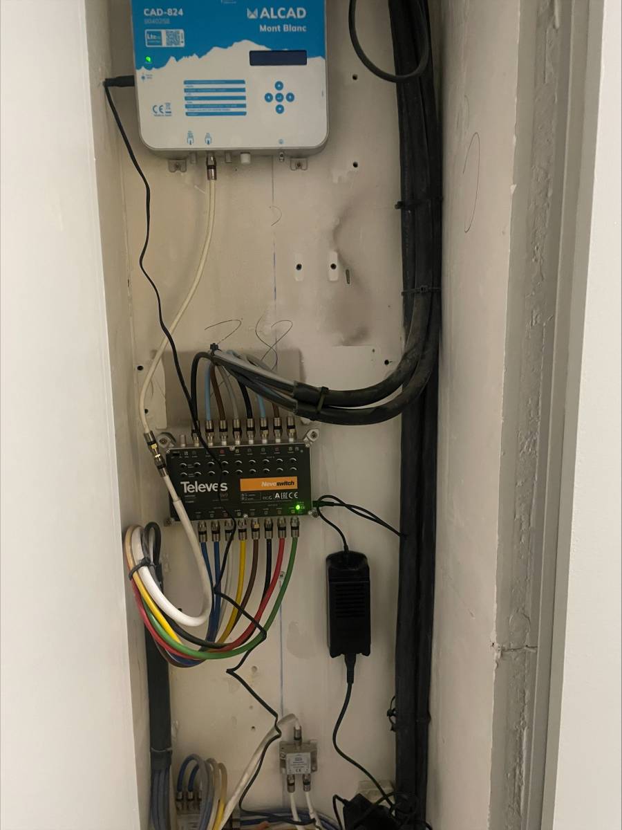 Réfection d’une installation de distribution audiovisuelle TNT/Satellite à Aix-en-Provence