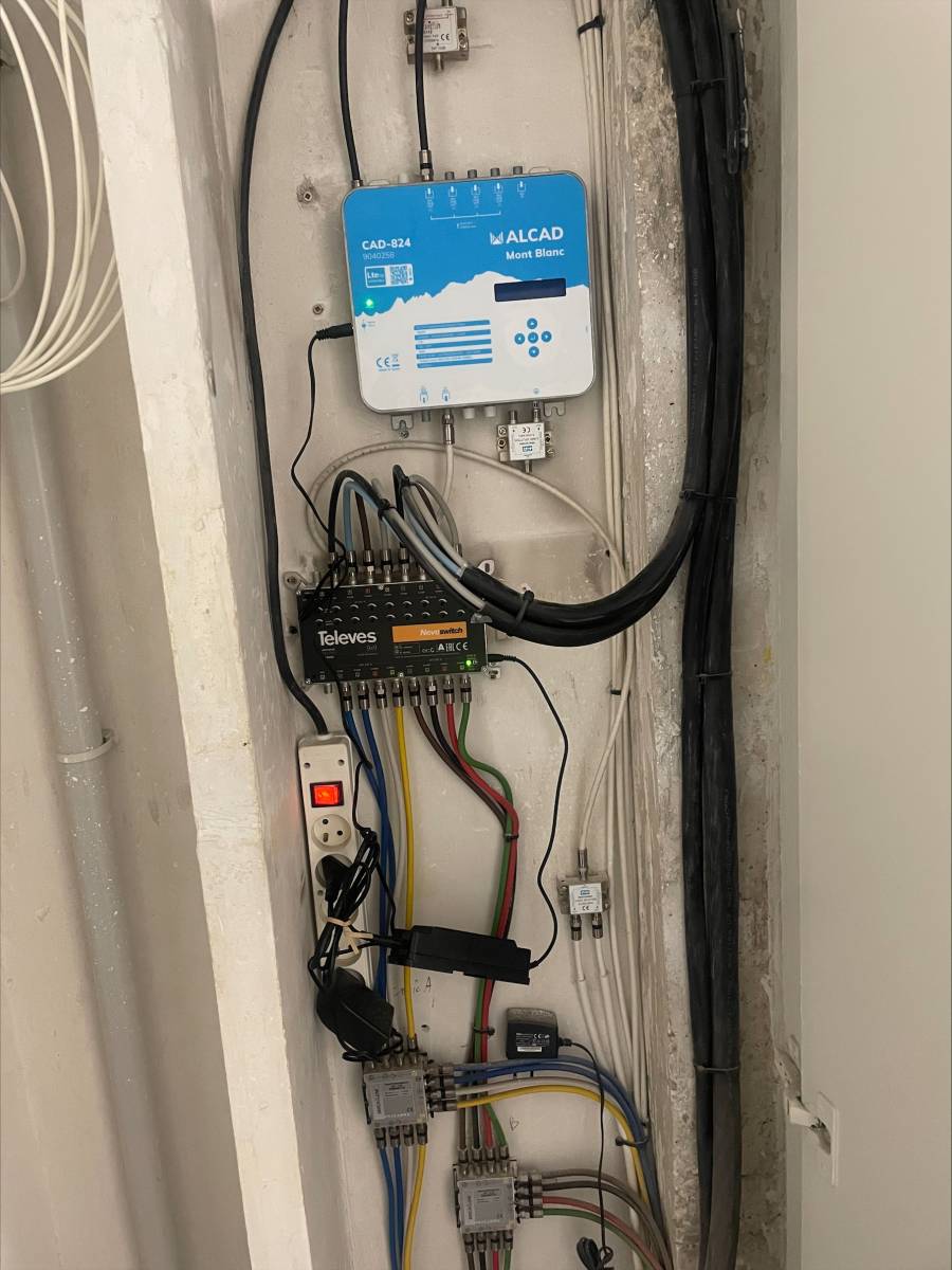 Réfection d’une installation de distribution audiovisuelle TNT/Satellite à Aix-en-Provence