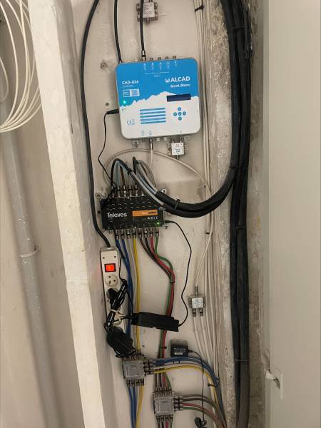 Réfection d’une installation de distribution audiovisuelle TNT/Satellite à Aix-en-Provence